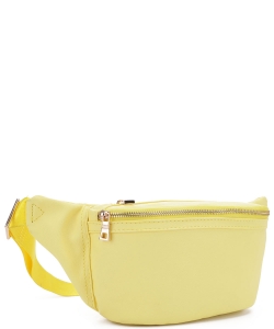 Vegan Leather Fanny Pack FC19517 YELLOW